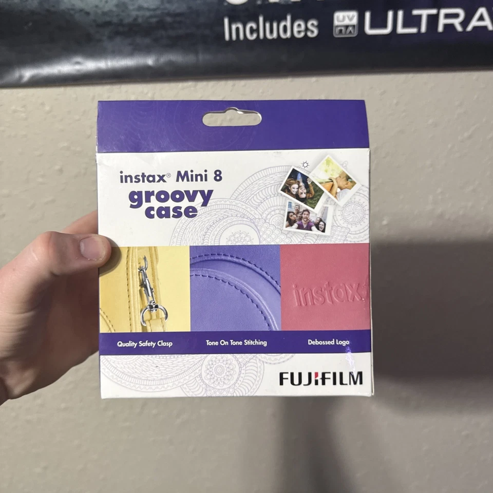 Estuche para cámara Fujifilm Instax Groovy para cámara Instax Mini 8 (negro) Foto 3 de 4