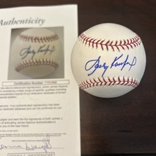 SANDY KOUFAX HOF Signed Autograph  MLB Baseball Dodgers SWEET SPOT JSA Letter