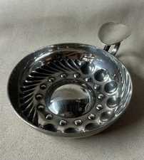 VTG Christofle France Gallia Silver Plated Tastevin Wine Tasting Cup