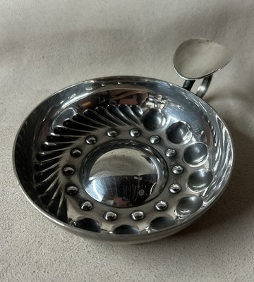 VTG Christofle France Gallia Silver Plated Tastevin Wine Tasting