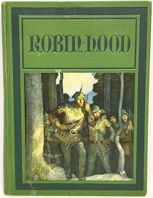 #ad 1917 DEATH OF ROBIN HOOD Illustrated Rare DARK FANTASY Medieval Outlaw NC WYETH $160.00