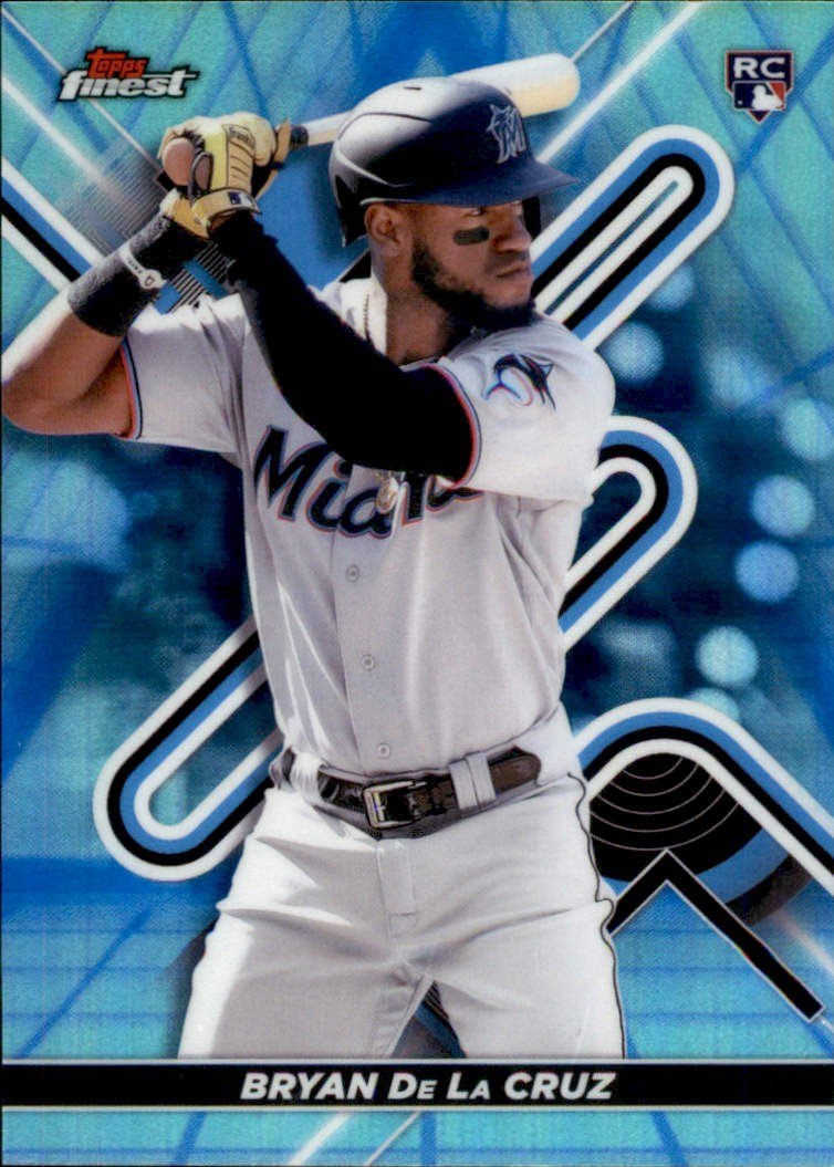 2022 Finest #24 Bryan De La Cruz Blue / Aqua Vapor Refractors #/250