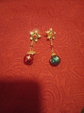 vintage lunch at the ritz earrings Christmas NO RESERVE