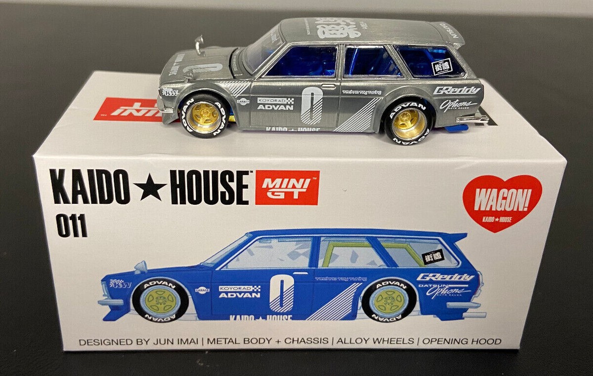 Minigt✖️街道ハウス　510ブルーバードワゴン　1/64スケールチェイス Minigt✖️街道ハウス 510ブルーバードワゴン 1/64スケール