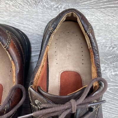 Clarks Nebulae 75051 Brown Leather Oxford Bicycle Split Toe Driving Shoe Men 11M Clarks Nebulae 75051 Brown Leather Oxford Bicycle Split Toe  main image 2