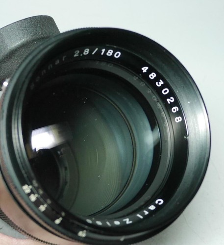 Carl Zeiss Jena Sonnar 2,8 180mm Black Objektiv An-Verkauf ff-shop24 - Bild 5 von 5