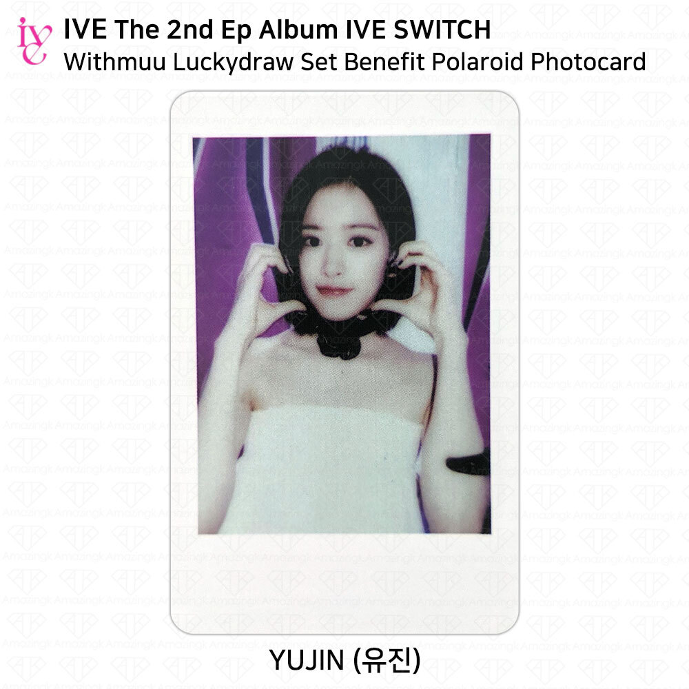 IVE The 2nd EP Album IVE SWITCH Withmuu Lucky Draw Photocard