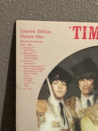 THE BEATLES "Timeless" Vinyl LP Picture disc 1981 VG+ Record Silhouette 10004 - Picture 7 of 14