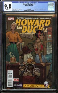 Howard-the-Duck-1-CGC-9-8-1st-app-of-GWENPOOL-Joe-Quinones-cover-Marvel-Comics