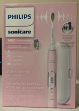 Philips Sonicare Protective Clean 6100 Whitening Electric Toothbrush - PINK NEW