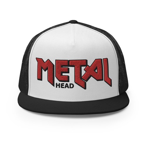 Casquette chapeau camionneur fan concert groupe musique heavy metal tête métal heavy metal - Photo 9/11