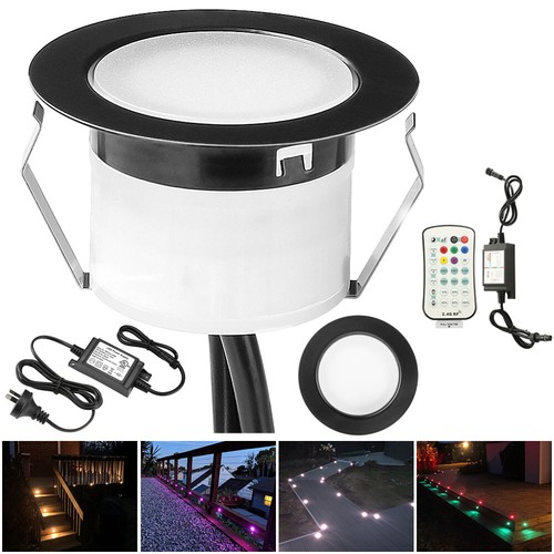 50X45mm Kickboard Recessed Kitchen LED Lights Deck Decking Plinth RGB+Warm White - Picture 17 of 20