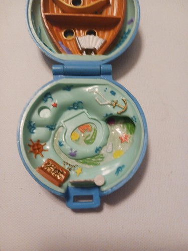 1992 Polly Pocket Jeweled Sea Compact Only Incomplete - Picture 5 of 6