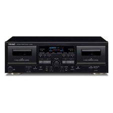 Teac: W-1200 Double Cassette Deck Player (w1200b)