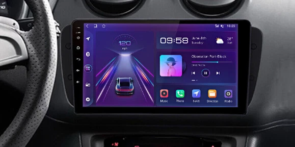 Autoradio Android per Seat Ibiza -Octacore 4GB 64GB -Carplay - Telecamera - Immagine 4 di 4