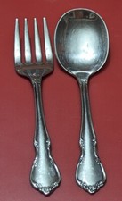 Oneida Stainless Toddletime Child Baby Spoon and Fork Set Vintage
