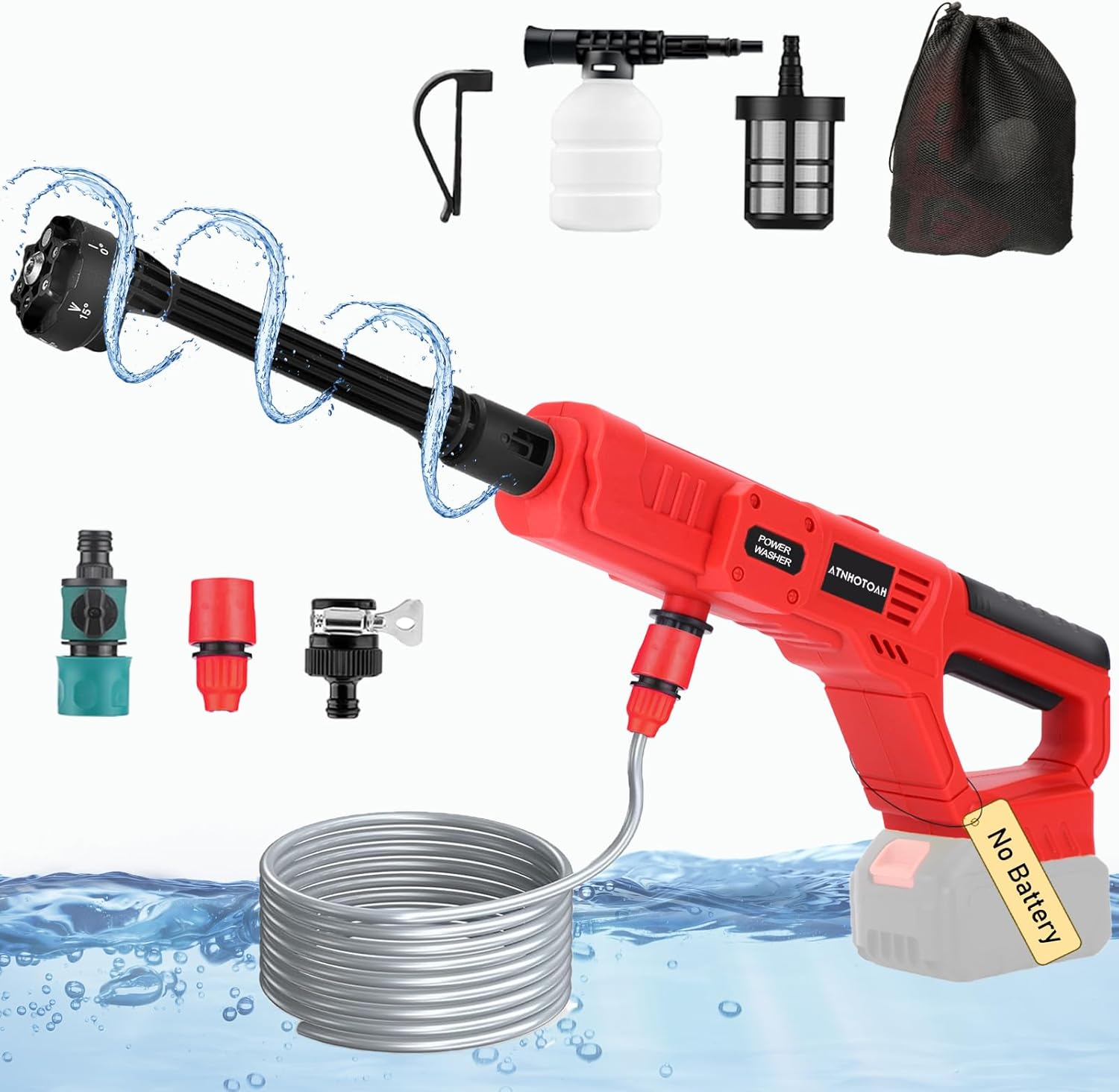 Milwaukee 18V Cordless Pressure Washer 700PSI 1.2GPM Portable Power Cleaner