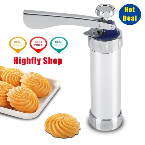 Cookie Press Kit | Biscuit Maker & Cake Decorating Tools for Kitchen - Picture 5 of 14