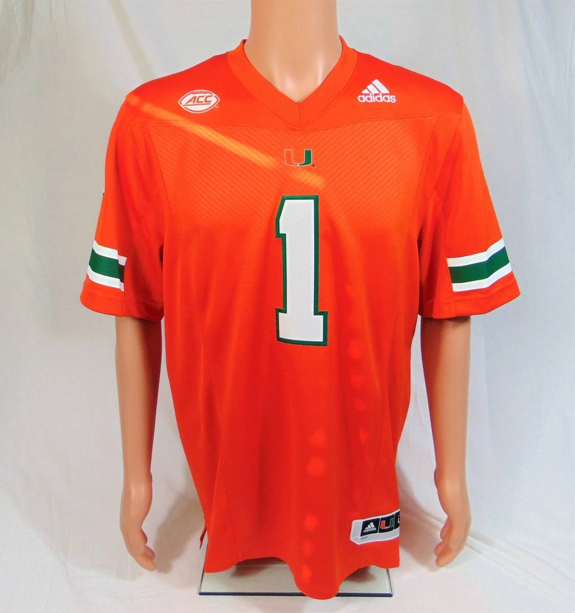 Maillot Vintage Miami Hurricanes - DeLong Taille M - Orange