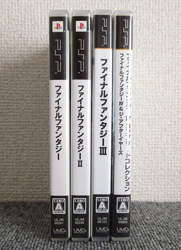 PSP Final Fantasy I II III IV set 4 game Japan PlayStation Portable Japanese Ver - 第 3/7 張圖片