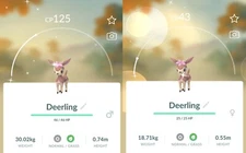 Pokémon Go Shiny Deerling (Winter) - Mini PTC 80K Stardust