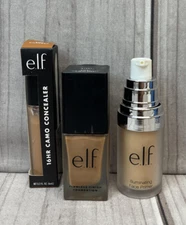 e.l.f. Flawless Finish Foundation Illuminating Face Primer + 16hr Camo Concealer