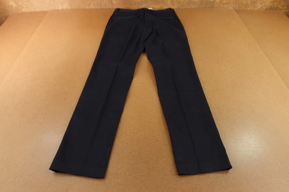 Pantalones chinos plisados de algodón azul marino calce ajustado talla 30 x 32 de Mango para hombre nuevos con etiquetas Foto 4 de 4