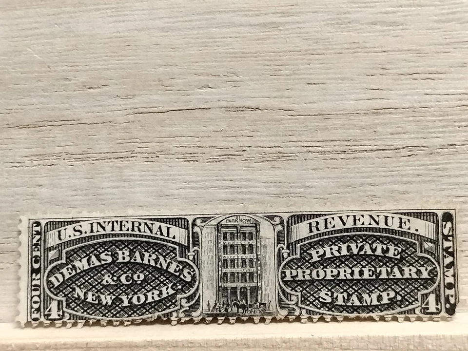 4c Demas Barnes & Co. Revenue Stamp Scott # RS26a - Image 4 of 4