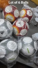 Adidas Historical OFFICIAL MATCH BALL LOT OF 6 SOCCER BALLS SIZE 5