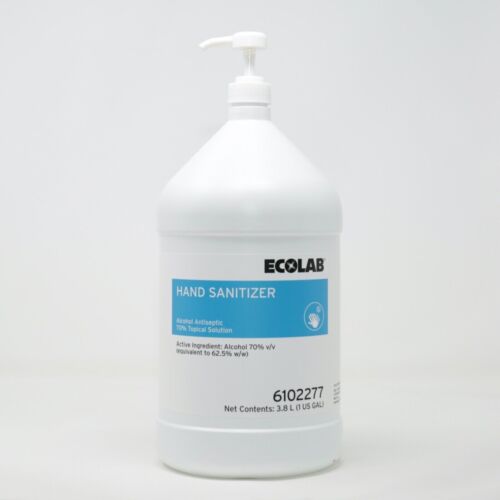 Ecolab Hand Sanitizer 1 Gallon With Pump Quick Dry