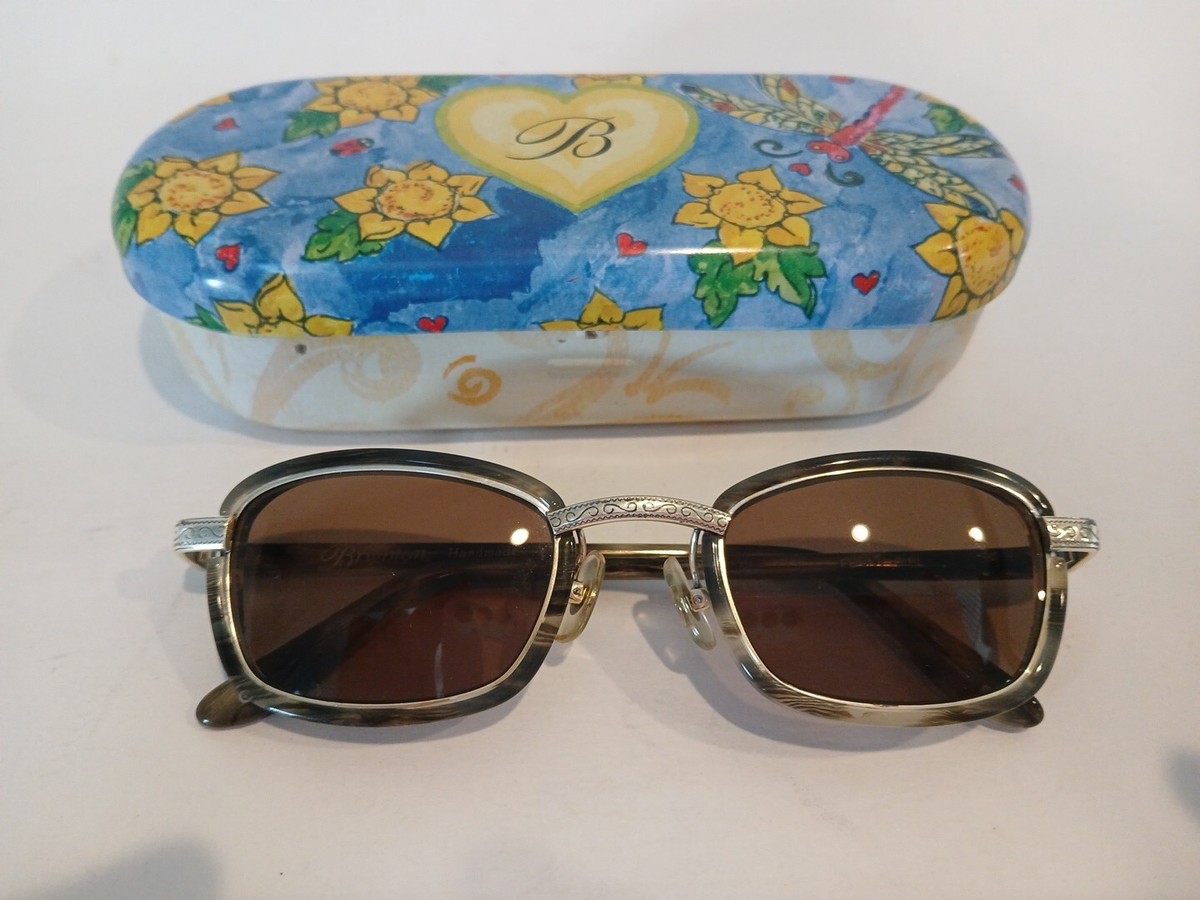 Brighton Sunglasses Tortoise Smoke Gray Full Rim Funny Girl 
