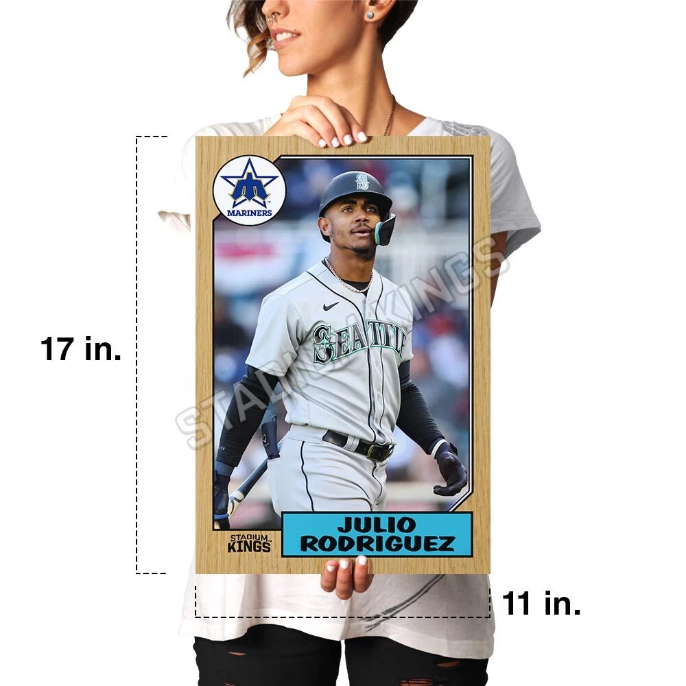 Julio Rodriguez Seattle Mariners 1987 Baseball Poster
