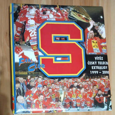 Ice Hockey Card ''S'' Logo 3 Ring Binder, Trading Card HC SPARTA PRAHA 1999-2000