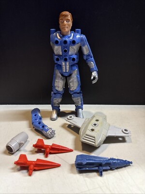 1986 Kenner Centurions -  Ace McCloud 7'' Action Figure with Parts - Broken Arm
