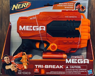 Nerf N-Strike Mega Tri-Break Blaster. Kids Dart Gun Toy 630509601363 | eBay