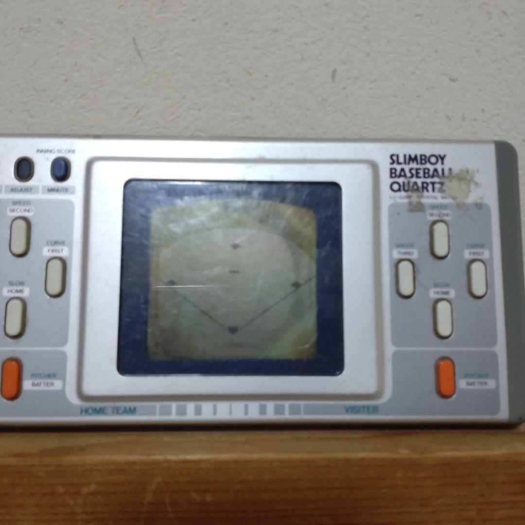 TOMY SLIMBOY BASEBALL QUARTZ gamewatch Rare Item Mobile Lsii Game