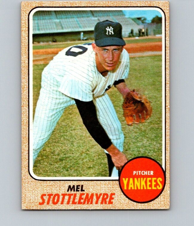 1968 TOPPS BASEBALL #120 MEL STOTTLEMYRE                         EX OV