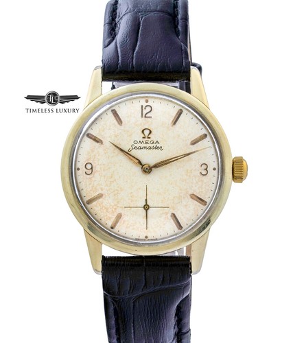 Vintage 1959 OMEGA Seamaster 14389 Gold 