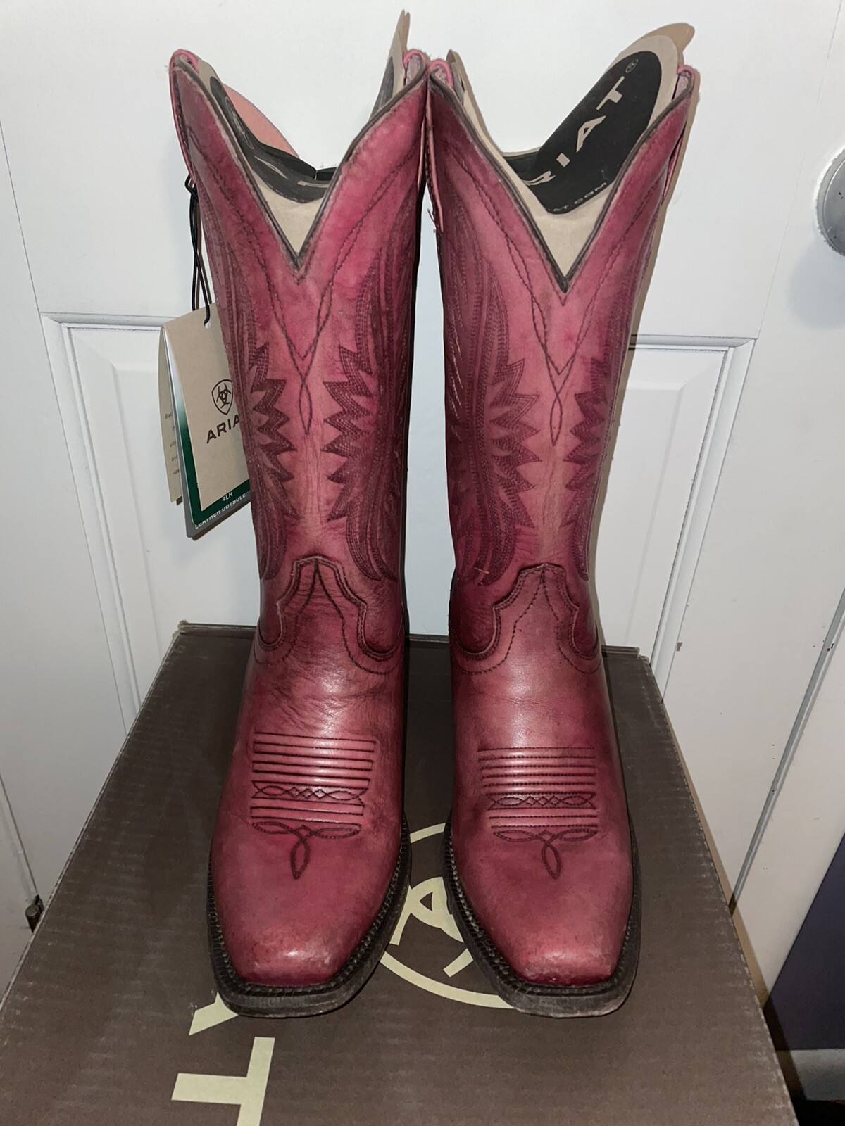 pink western boots ladies