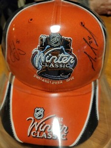 Autographed Jaromir Jagr and Matt Read NHL Winter Classic Hat With CoA