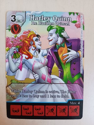 Dice Masters Harley Quinn Harleen Quinzel full art DC promo Gotham Batman Joker