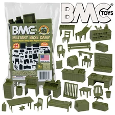 BMC Marx Plastic Army Men Training Camp Playset Office Furniture & Accessories