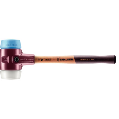 HALDER SIMPLEX-Schonhammer mit Tempergussgehäuse Hammer | D=80 mm | 3017.080