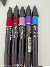 Winsor & Newton 0290030  SET 5 Pennarelli Promarker