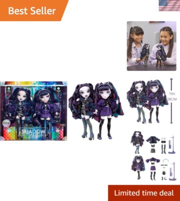 Shadow High Special Edition Twins- 2-Pack Fashion Doll. Purple & Black Design...
