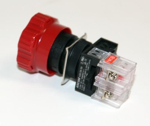 1PCS KACON Emergency Stop Switch Button K25-81F 25mm - Picture 2 of 10