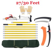 27/30 Feet Tree Pole Pruner Durable Tree Trim...