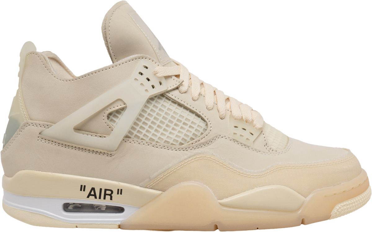 Off-White x Air Jordan 4 WMNS Sail