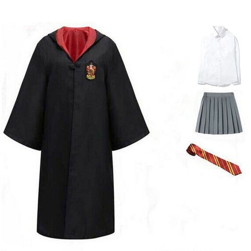Hermione Granger Gryffindor Outfit Cosplay Costume Suit Uniform Kid &Adult - Picture 19 of 21