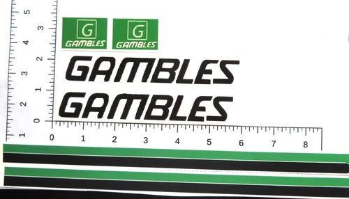 Mini Tonka Gambles Semi Truck Decal w/Tracking